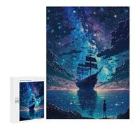 500 PCS Jigsaws for Adults Magical Night Voyage Jigsaw for Teenagers Improve Memory Every Piece Is Unique - Toys Educational Games 500 PCS