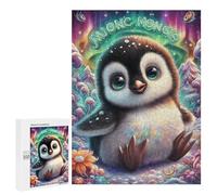 500 PCS Jigsaws for Adults Magical Penguin Fantasy Artwork Jigsaw for Teenagers Improve Memory Every Piece Is Unique - Toys Educational Games 500 PCS