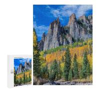 500 PCS Jigsaws for Adults Mountain Peaks with Fall Colors Adult Jigsaw Puzzles Stress Reliever Difficult And Challenge Family Fun & Game Night 500 PCS