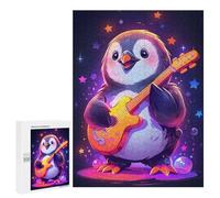 500 PCS Jigsaws for Adults Penguin Guitarist Puzzles for Adults Toy Wall Decor Improve Memory Gifts for Friends And Family 500 PCS