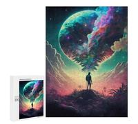 500 PCS Jigsaws for Adults Puzzle Alien Landscape with Astronaut -1 Adult Jigsaw Relax Games Difficult Challenge Challenging To Complete 500 PCS