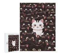 500 PCS Jigsaws for Adults Puzzle Cat Animals Puzzles for Adults Hands-on Game Hand Speed Race Great Gift for Gaming 500 PCS