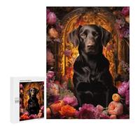 500 PCS Jigsaws for Adults Puzzle Chocolate Labrador Puzzles for Adults Hands-on Game Hand Speed Race Great Gift for Gaming 500 PCS