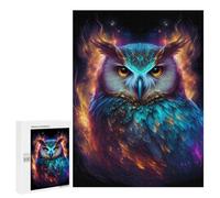 500 PCS Jigsaws for Adults Puzzle Colorful Mystical Owl Artwork -2 Adult Jigsaw Relax Games Difficult Challenge Challenging To Complete 500 PCS