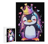 500 PCS Jigsaws for Adults Puzzle Colorful Penguin King Puzzles for Adults Hands-on Game Hand Speed Race Great Gift for Gaming 500 PCS