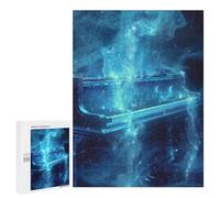 500 PCS Jigsaws for Adults Puzzle Cosmic Blue Grand Piano Puzzle for Adults Family Game Difficult Challenge Gifts for Friends And Family 500 PCS
