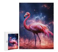 500 PCS Jigsaws for Adults Puzzle Cosmic Flamingo Fantasy Puzzle for Adults Family Game Difficult Challenge Gifts for Friends And Family 500 PCS