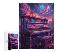 500 PCS Jigsaws for Adults Puzzle Cosmic Piano Jigsaw Puzzle Hands-on Game But Fun And Humorous Birthday Present, Gifts, 500 PCS