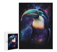 500 PCS Jigsaws for Adults Puzzle Cosmic Toucan Art Print-1 Puzzles for Teenagerss Birthday Present Help The Brain Exercise Challenging Game Gifts 500 PCS