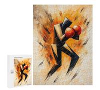 500 PCS Jigsaws for Adults Puzzle Cubist Abstract Boxer in Explosive Action Painting Puzzles for Adults Toy Wall Decor Enhance Memory Gifts for Friends And Family 500 PCS