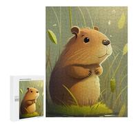 500 PCS Jigsaws for Adults Puzzle Cute Capybara Animal Jigsaw Puzzle Hands-on Game But Fun And Humorous Birthday Present, Gifts, 500 PCS
