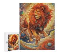 500 PCS Jigsaws for Adults Puzzle Cute Lion Puzzles for Teenagerss Birthday Present Help The Brain Exercise Challenging Game Gifts 500 PCS