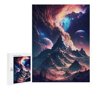 500 PCS Jigsaws for Adults Puzzle Dawn of Discovery Nebula Puzzles for Adults Hands-on Game Hand Speed Race Great Gift for Gaming 500 PCS