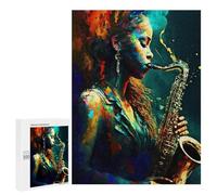 500 PCS Jigsaws for Adults Puzzle Digital Painting Rhythm Puzzles for Adults Hands-on Game Hand Speed Race Great Gift for Gaming 500 PCS