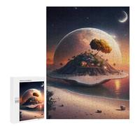 500 PCS Jigsaws for Adults Puzzle Dome Island Paradise Puzzle for Adults Family Game Difficult Challenge Gifts for Friends And Family 500 PCS