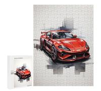 500 PCS Jigsaws for Adults Puzzle Electrifying Red Car Puzzle for Adults Family Game Difficult Challenge Gifts for Friends And Family 500 PCS