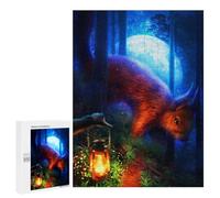 500 PCS Jigsaws for Adults Puzzle Enchanted Forest Encounter -2 Adult Jigsaw Relax Games Difficult Challenge Challenging To Complete 500 PCS