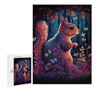 500 PCS Jigsaws for Adults Puzzle Enchanted Forest Squirrel Puzzle for Adults Family Game Difficult Challenge Gifts for Friends And Family 500 PCS