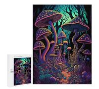 500 PCS Jigsaws for Adults Puzzle Enchanted Mushroom Forest -1 Adult Jigsaw Relax Games Difficult Challenge Challenging To Complete 500 PCS