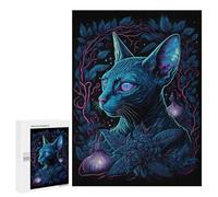 500 PCS Jigsaws for Adults Puzzle Enchanted Sphynx Portrait Puzzle for Adults Family Game Difficult Challenge Gifts for Friends And Family 500 PCS