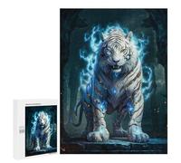 500 PCS Jigsaws for Adults Puzzle Enchanted White Tiger Jigsaw Puzzle Hands-on Game But Fun And Humorous Birthday Present, Gifts, 500 PCS