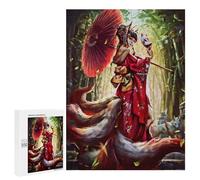 500 PCS Jigsaws for Adults Puzzle Fantasy Japan Old Jigsaw for Adults Fun Games Presents for Women Challenging To Complete 500 PCS