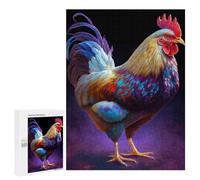 500 PCS Jigsaws for Adults Puzzle Farm Chicken Oil Paint Puzzles for Adults Toy Wall Decor Enhance Memory Gifts for Friends And Family 500 PCS