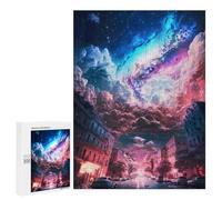 500 PCS Jigsaws for Adults Puzzle Galactic Cityscape -4 Adult Jigsaw Relax Games Difficult Challenge Challenging To Complete 500 PCS