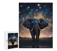 500 PCS Jigsaws for Adults Puzzle Galactic Elephant Majesty -6 Jigsaw Puzzle Hands-on Game But Fun And Humorous Birthday Present, Gifts, 500 PCS