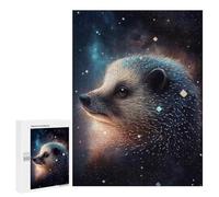 500 PCS Jigsaws for Adults Puzzle Galactic Hedgehog Art Print -2 Puzzles for Teenagerss Birthday Present Help The Brain Exercise Challenging Game Gifts 500 PCS
