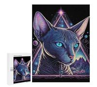 500 PCS Jigsaws for Adults Puzzle Galactic Sphynx Portrait Adult Jigsaw Relax Games Difficult Challenge Challenging To Complete 500 PCS