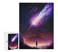 500 PCS Jigsaws for Adults Puzzle Galaxy Meteor Sunset Puzzles for Adults Hands-on Game Hand Speed Race Great Gift for Gaming 500 PCS