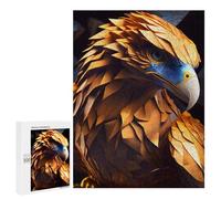 500 PCS Jigsaws for Adults Puzzle Golden Eagle Portrait-5 Puzzle for Adults Family Game Difficult Challenge Gifts for Friends And Family 500 PCS