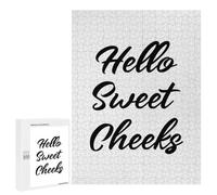 500 PCS Jigsaws for Adults Puzzle Hello Sweet Cheeks Puzzles for Adults Toy Wall Decor Enhance Memory Gifts for Friends And Family 500 PCS