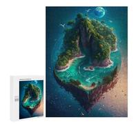 500 PCS Jigsaws for Adults Puzzle Island Heart in The Sky Puzzle for Adults Family Game Difficult Challenge Gifts for Friends And Family 500 PCS