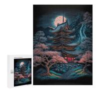 500 PCS Jigsaws for Adults Puzzle Japanese Shrine Adult Jigsaw Relax Games Difficult Challenge Challenging To Complete 500 PCS
