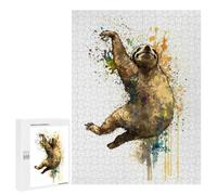 500 PCS Jigsaws for Adults Puzzle Jump Sloth Puzzles for Adults Hands-on Game Hand Speed Race Great Gift for Gaming 500 PCS