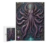 500 PCS Jigsaws for Adults Puzzle King Mythological Cthulhu Puzzles for Adults Hands-on Game Hand Speed Race Great Gift for Gaming 500 PCS