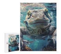 500 PCS Jigsaws for Adults Puzzle Komodo Dragon Sea Jigsaw Puzzle Hands-on Game But Fun And Humorous Birthday Present, Gifts, 500 PCS
