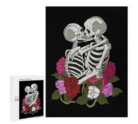 500 PCS Jigsaws for Adults Puzzle Lesbian Cool Skeleton Puzzles for Adults Toy Wall Decor Enhance Memory Gifts for Friends And Family 500 PCS