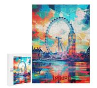 500 PCS Jigsaws for Adults Puzzle London Art Puzzles for Adults Hands-on Game Hand Speed Race Great Gift for Gaming 500 PCS