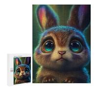 500 PCS Jigsaws for Adults Puzzle Magical Forest Bunny Jigsaw for Adults Fun Games Presents for Women Challenging To Complete 500 PCS