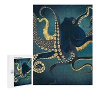 500 PCS Jigsaws for Adults Puzzle Metallic Octopus IV Puzzles for Teenagerss Birthday Present Help The Brain Exercise Challenging Game Gifts 500 PCS