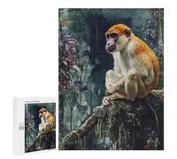 500 PCS Jigsaws for Adults Puzzle Monkey in The Jungle Jigsaw for Adults Fun Games Presents for Women Challenging To Complete 500 PCS