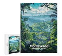 500 PCS Jigsaws for Adults Puzzle Monteverde Cloud Forest Reserve, Costa Rica Jigsaws for Adults Fun Games Stress Reliever Challenging To Complete 500 PCS