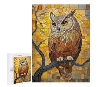 500 PCS Jigsaws for Adults Puzzle Mosaic Owl Artwork Jigsaw Puzzle Hands-on Game But Fun And Humorous Birthday Present, Gifts, 500 PCS