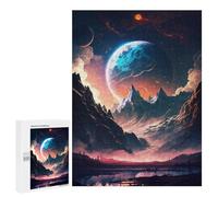 500 PCS Jigsaws for Adults Puzzle Mystical Alien Landscape Jigsaw Puzzle Hands-on Game But Fun And Humorous Birthday Present, Gifts, 500 PCS
