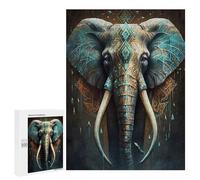 500 PCS Jigsaws for Adults Puzzle Mystical Elephant Puzzles for Adults Toy Wall Decor Enhance Memory Gifts for Friends And Family 500 PCS