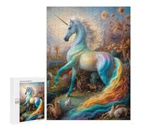 500 PCS Jigsaws for Adults Puzzle Mystical Unicorn Safari Puzzles for Adults Toy Wall Decor Enhance Memory Gifts for Friends And Family 500 PCS