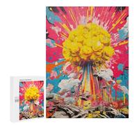 500 PCS Jigsaws for Adults Puzzle Nuclear Explosion Puzzles for Adults Toy Wall Decor Enhance Memory Gifts for Friends And Family 500 PCS